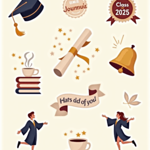 Graduation & Farewell - Sticker Sheet v14